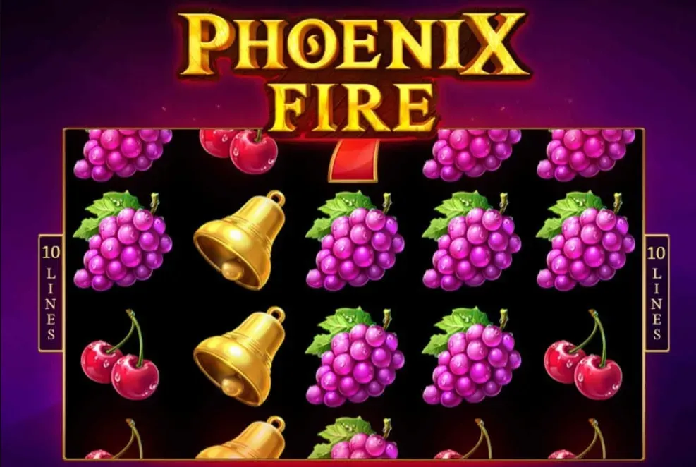 Phoenix Fire - Slot Game Image with fruit symbols