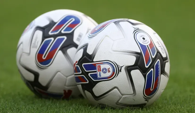 EFL Football - Product Photo with two soccer balls.