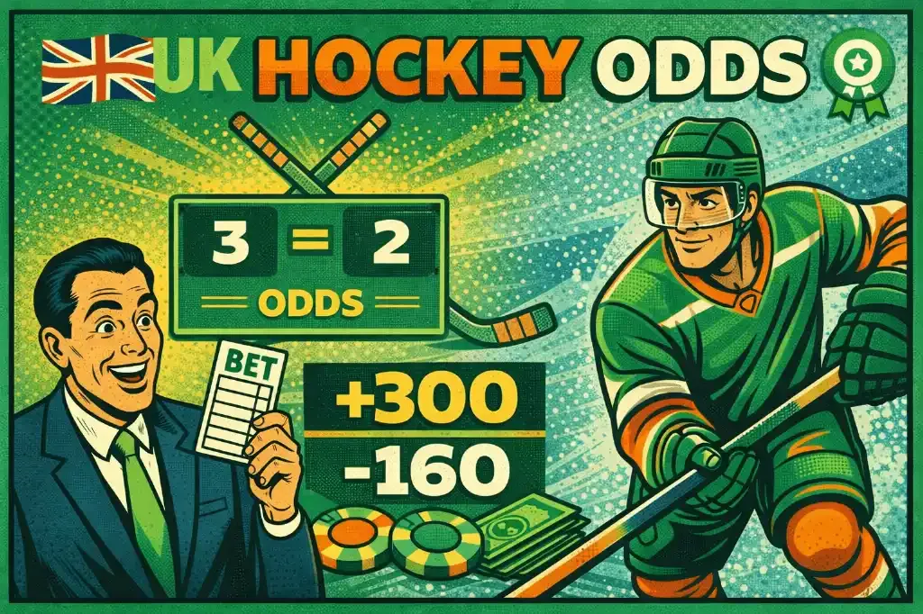 UK Hockey Odds - Banner with betting details.