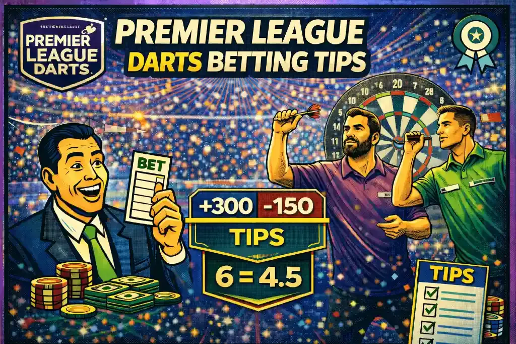 Premier League Darts - Banner with betting tips.