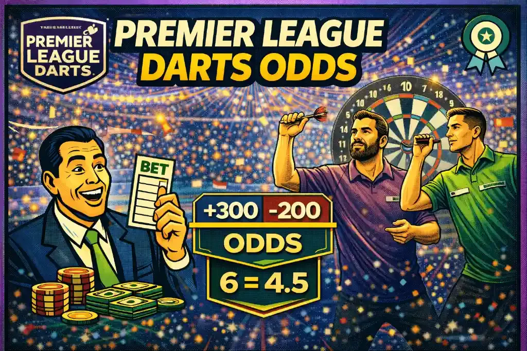 Premier League Darts - Banner with betting odds
