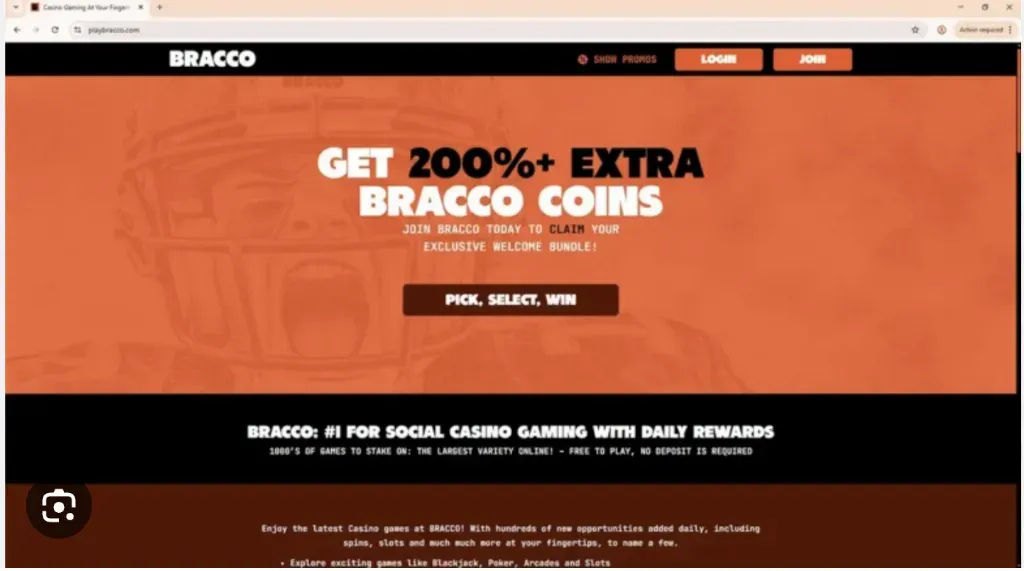 Bracco - Banner with promotional offer details.