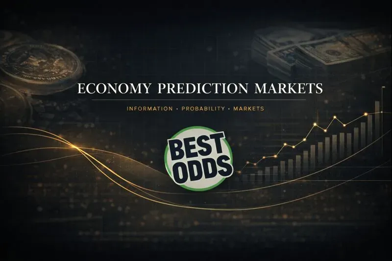 Best Odds - Banner with economy prediction markets.