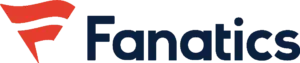 Fanatics - Logo with red and navy elements.