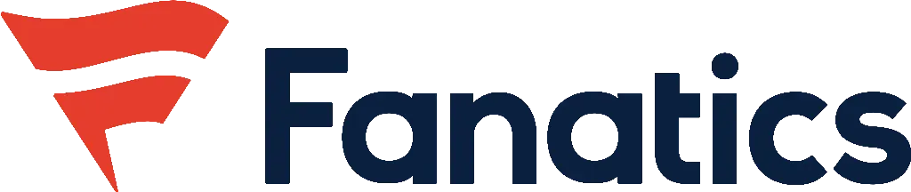 Fanatics - Logo with red and navy elements.