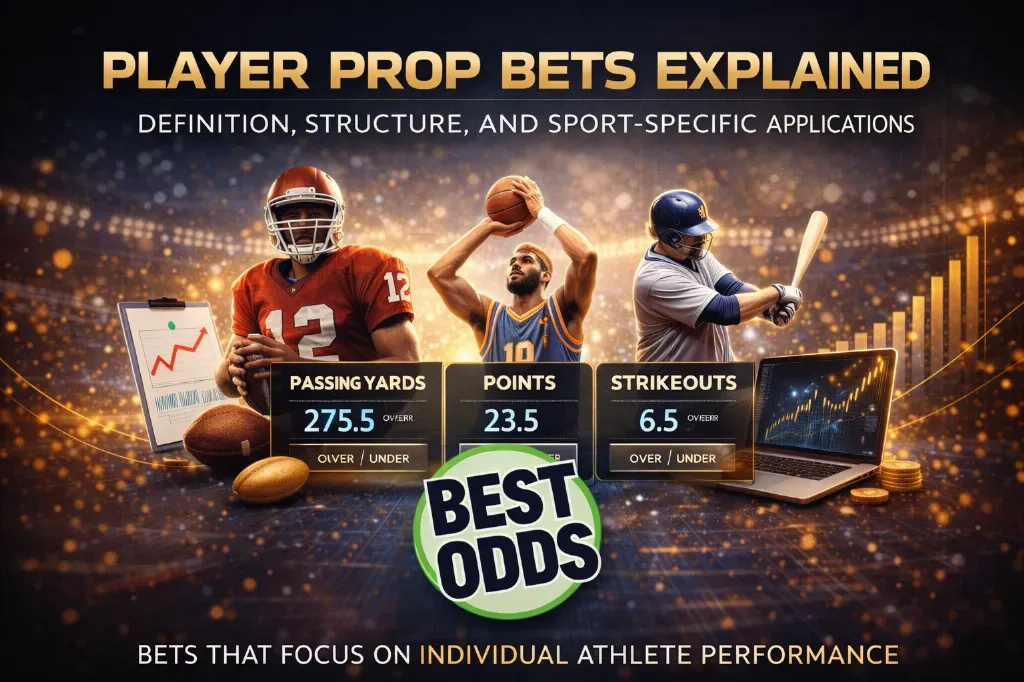 Best Odds - Banner with player prop bets explained.