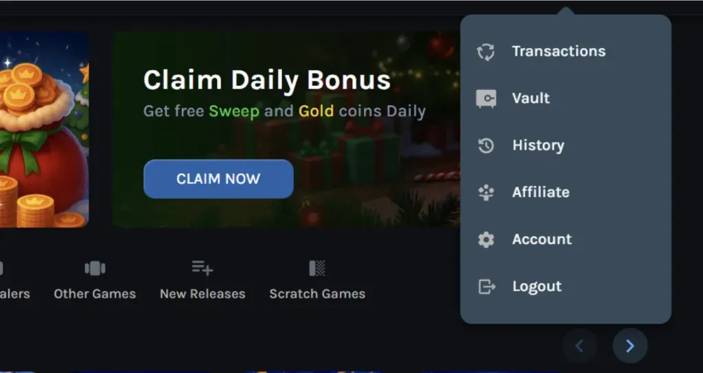 SpinQuest - Banner with daily bonus offer.