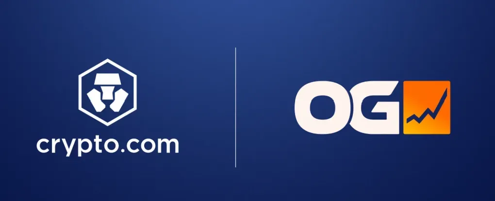 crypto.com - Logo with OG branding elements.