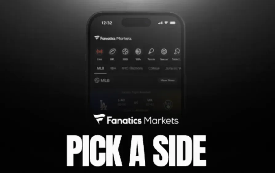 Fanatics Markets - App screenshot with sports options.