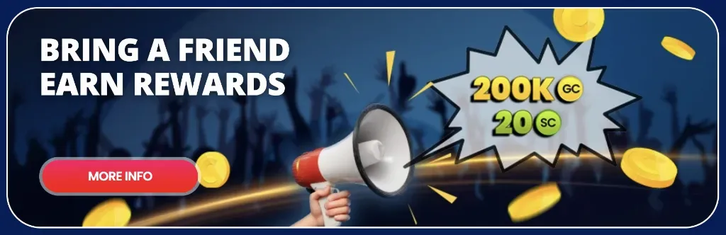 Coinz - Banner with referral bonus details.