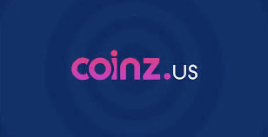 Coinz.us - Logo with vibrant pink and blue colors.