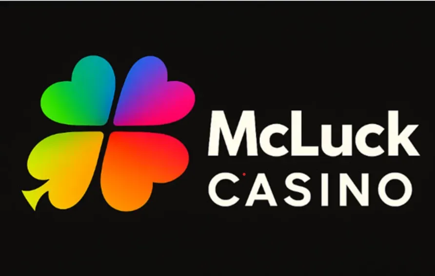 McLuck Casino - Banner with colorful clover logo.