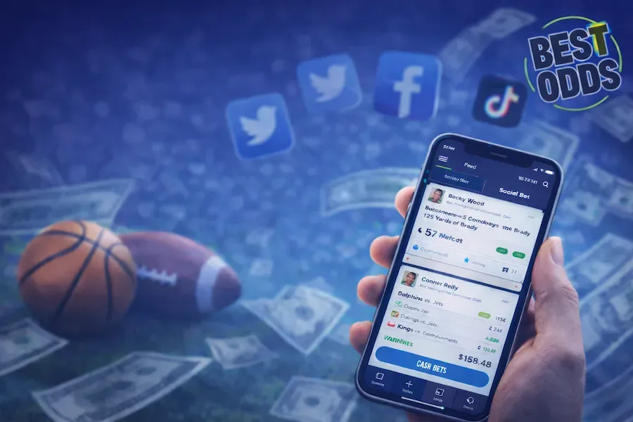 Best Odds - Product photo with sports betting app.