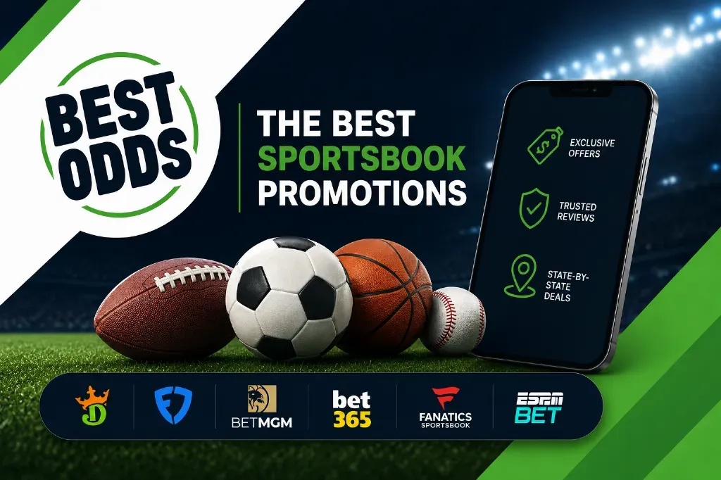 Best Odds - Banner with sportsbook promotions.
