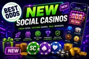 Best Odds - Banner with new social casinos.