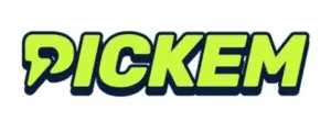 Pickem - Logo with green and blue text.