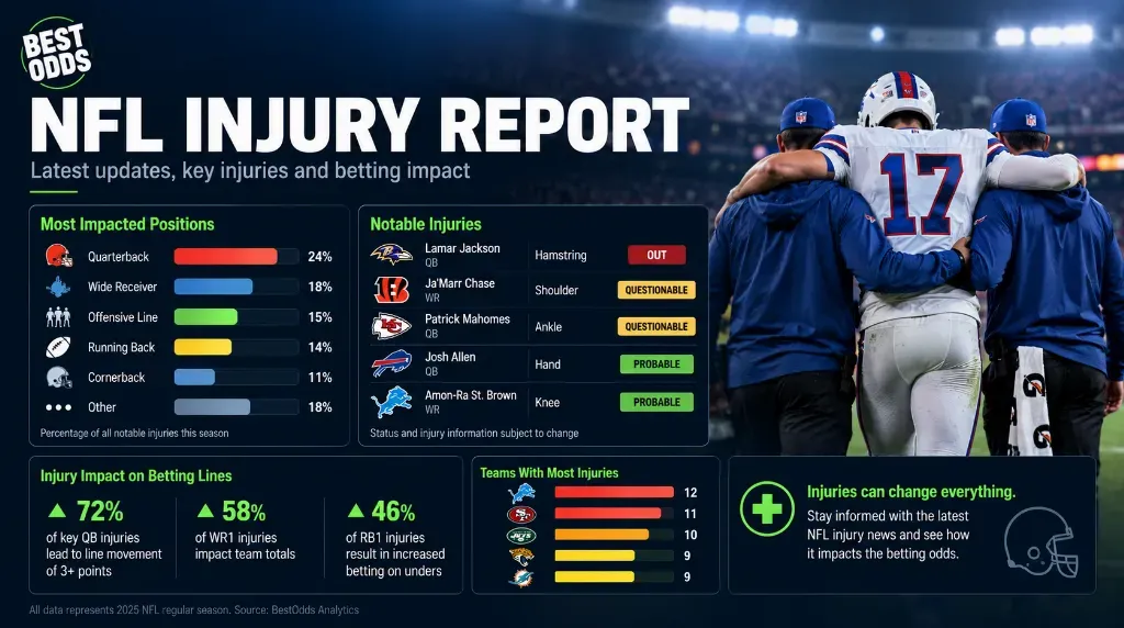 NFL Injury Report Betting Dashboard