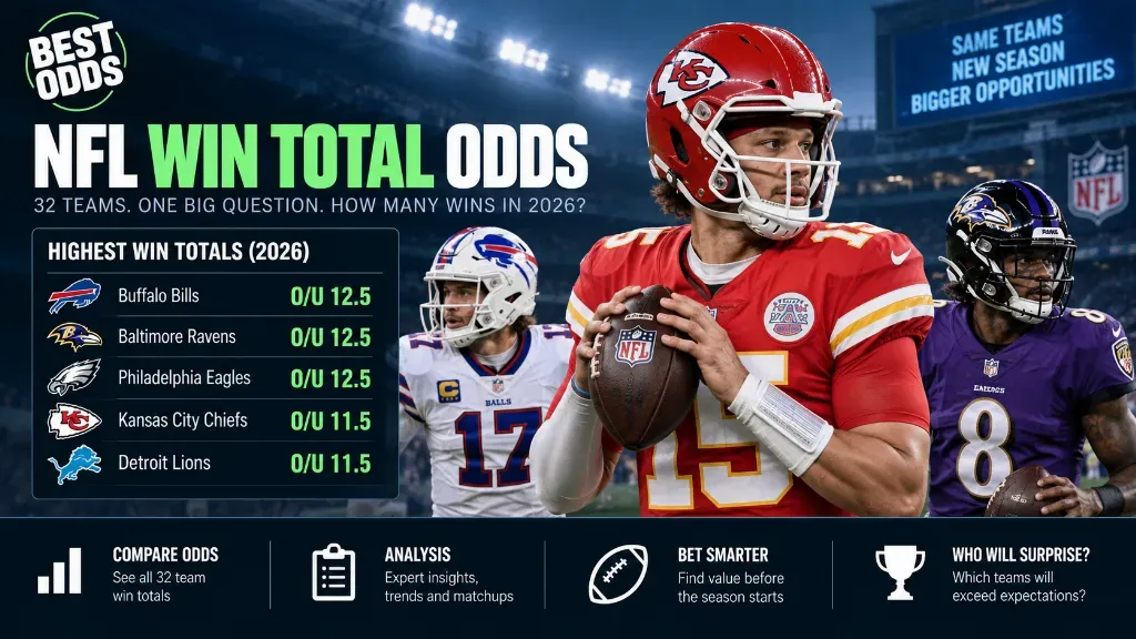 NFL Win Total Odds 2026