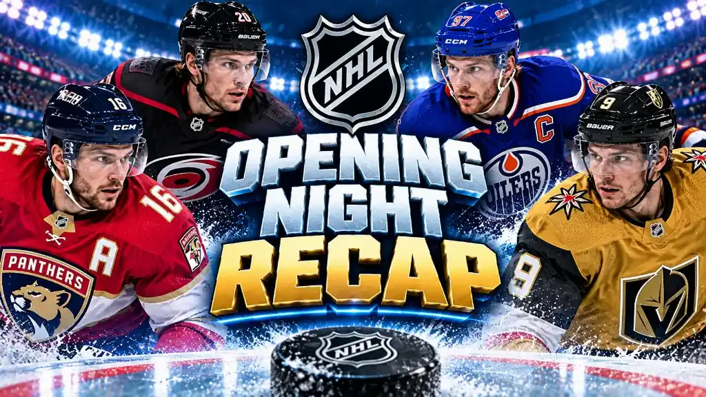 NHL Opening Night Recap