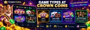 crowncoins game types - image