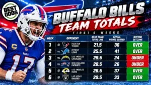 Buffalo Bills Team Totals Breakdown - image