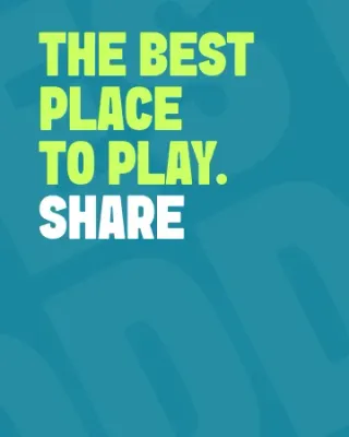 Best Place to Play - Banner with bold text.