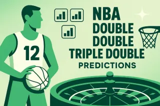 ChatGPT - Banner with NBA predictions graphic.