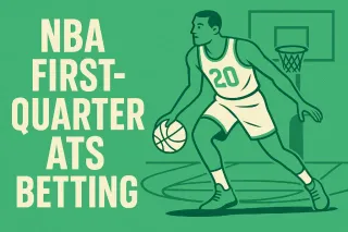 NBA - Illustration with player and basketball.