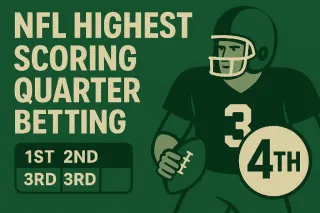 NFL - Banner with highest scoring quarter betting.