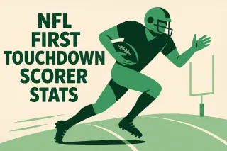 NFL - Graphic with first touchdown stats.
