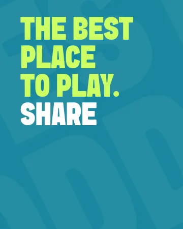 Best Place to Play - Banner with bold text.