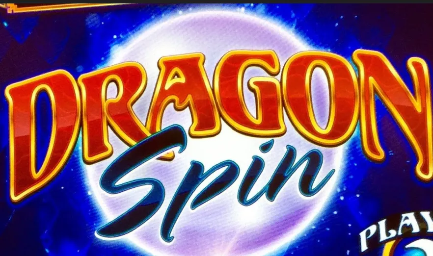 Dragon Spin - Banner with bold logo design.