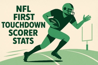 NFL - Graphic with first touchdown stats.