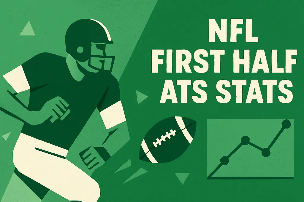 NFL - Banner with first half ATS stats.